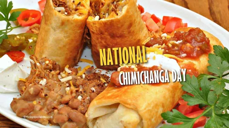 National Chimichanga Day at El Comal